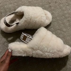 UGG Fluff Yeah Slide Sheepskin - Cream